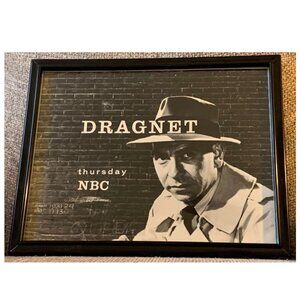 Jack Webb DRAGNET Joe Friday TV Advert Photo Print (8" x 10")